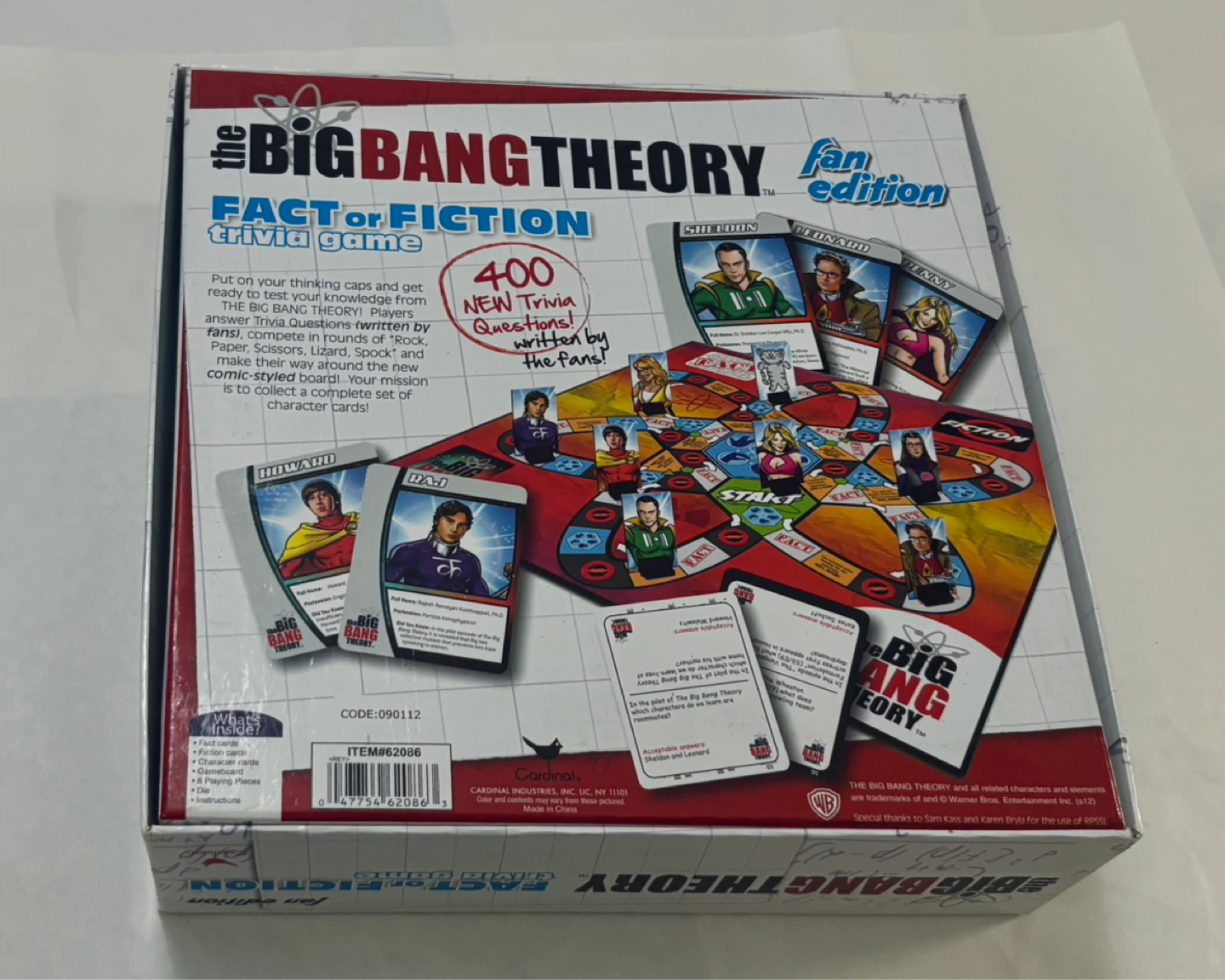 🌱The Big Bang Theory Fact or Fiction Trivia Game Fan Edition - photo 5
