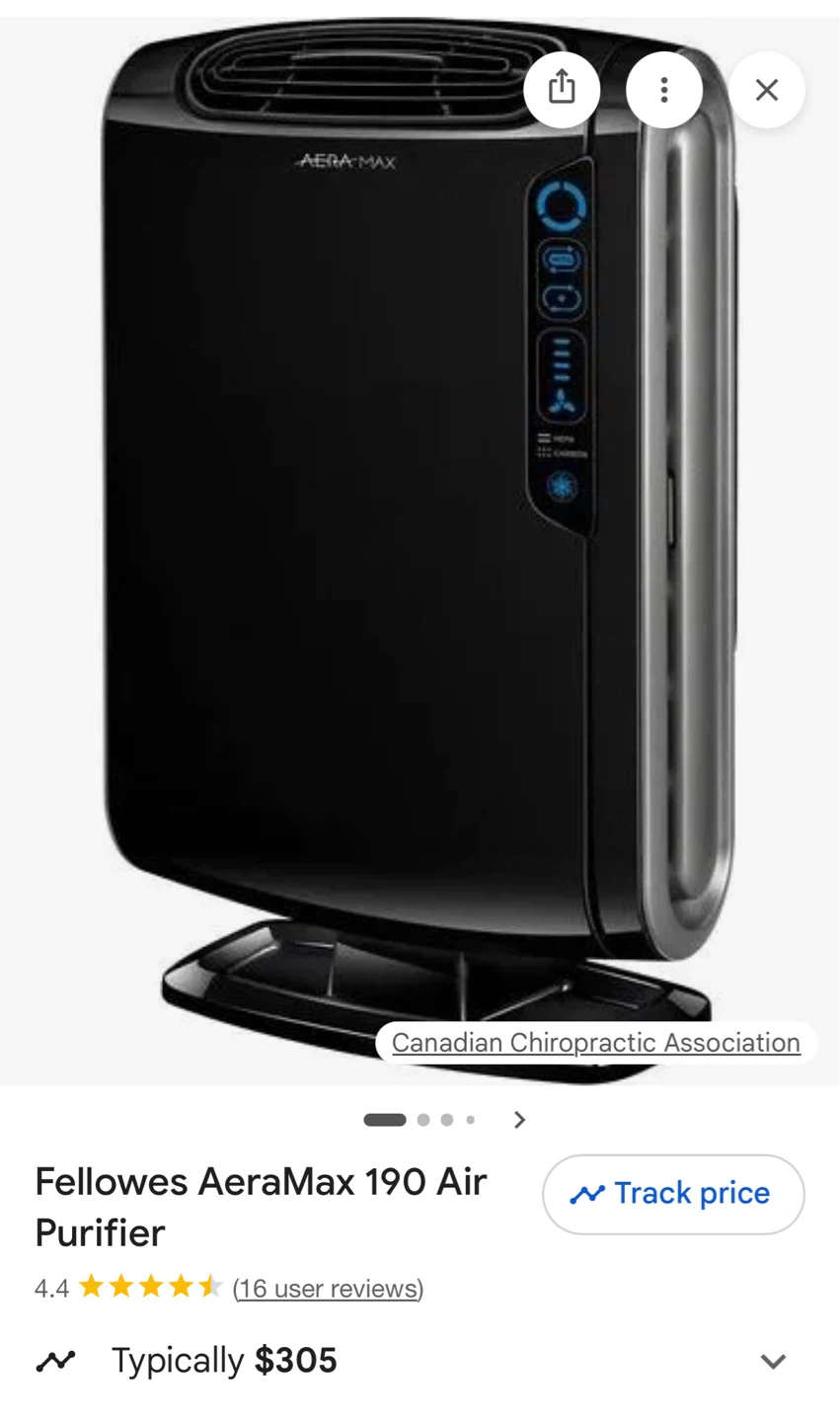 Fellowes AeraMax 190 Air Purifier with Filters