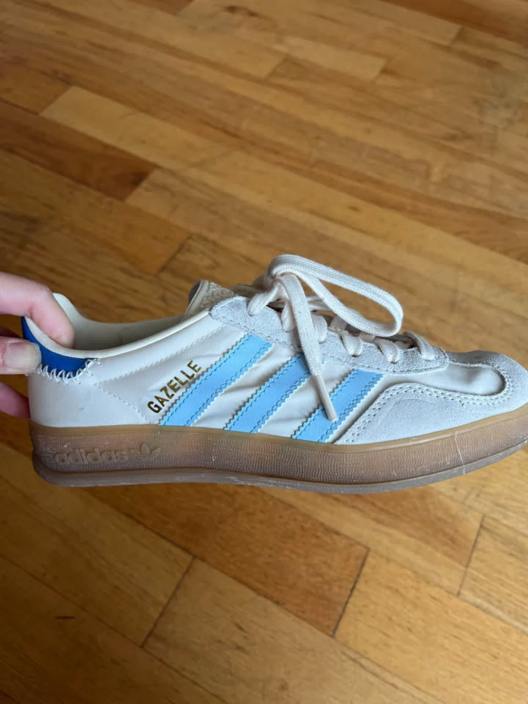 Adidas Gazelle - Off White Clear Sky Colorway - photo 2