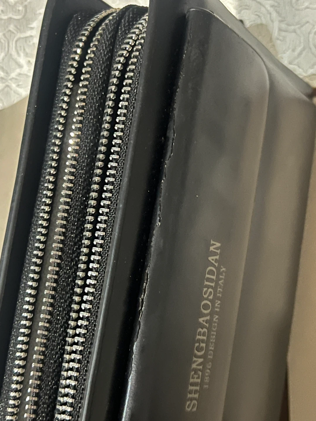 Black Zippered Organizer Wallet - photo 4