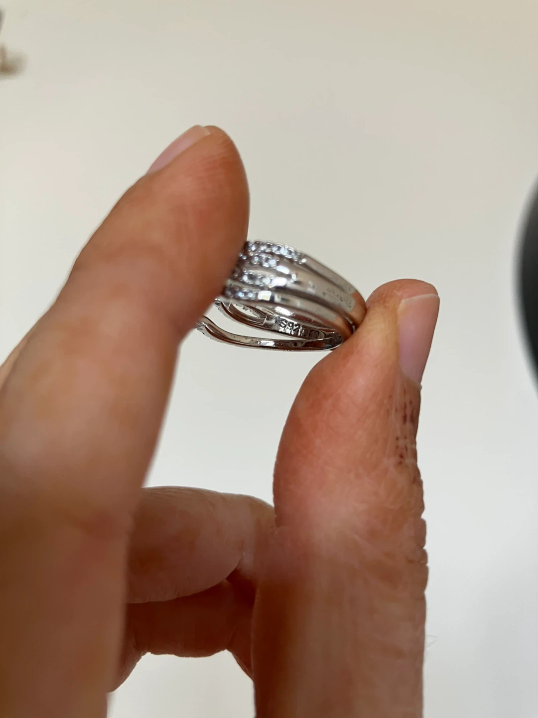Flash sale ⚡️- Sterling Silver Cubic Zirconia Ring set (Size 7) - photo 3