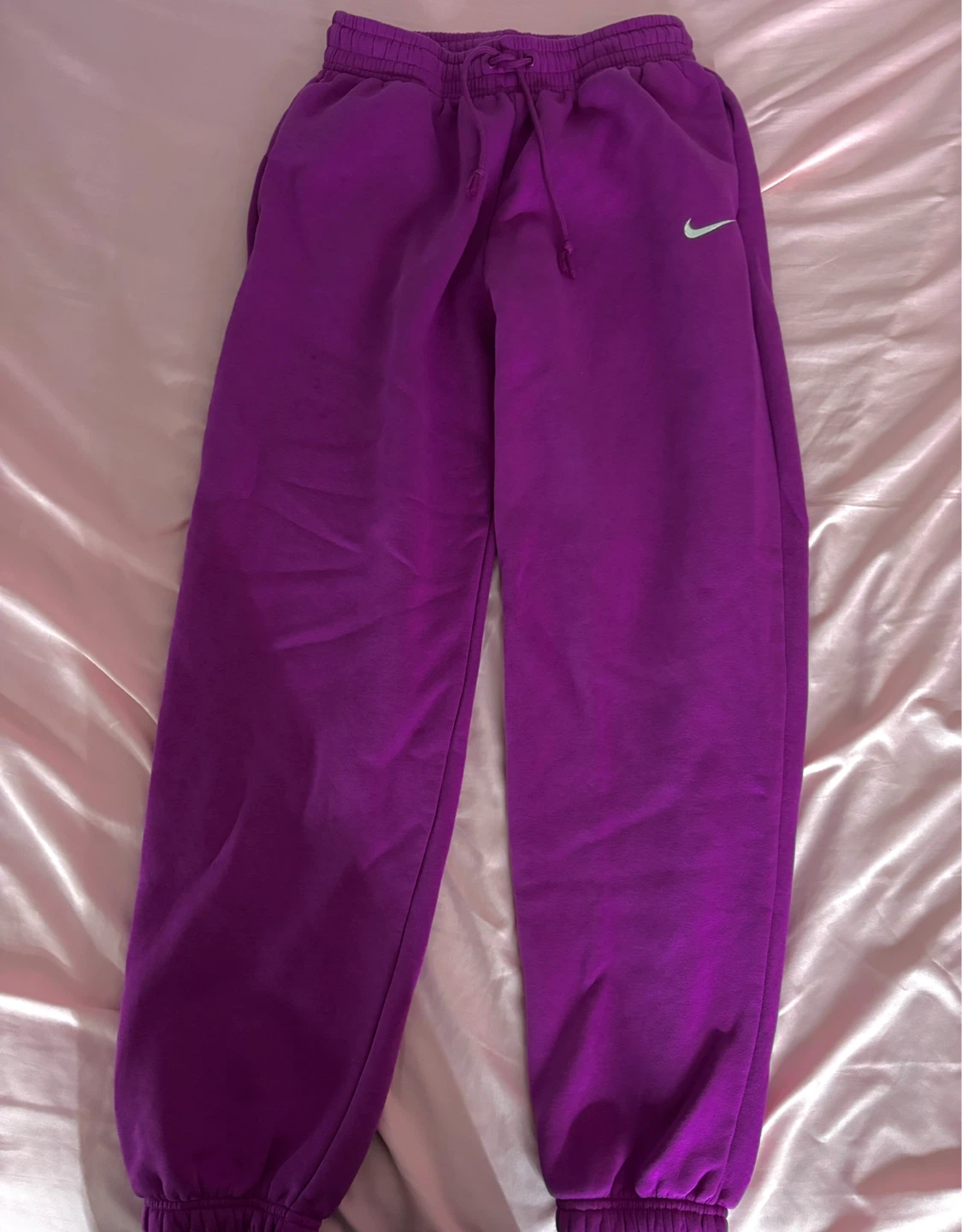 Nike Purple Oversized Sweatpants Size S