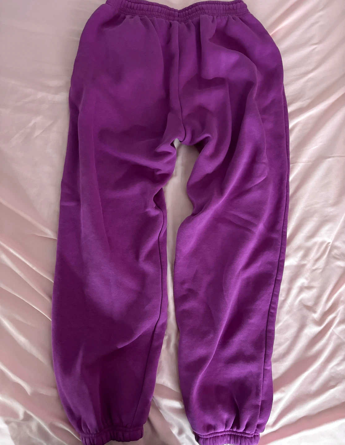 Nike Purple Oversized Sweatpants Size S - photo 2