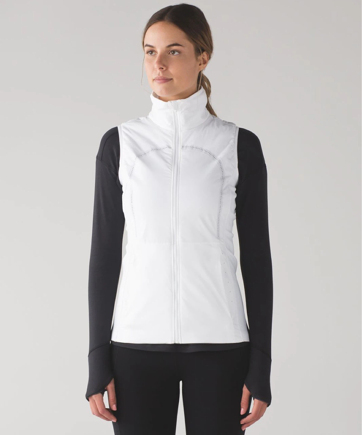 Lululemon White Puffer Vest size 4