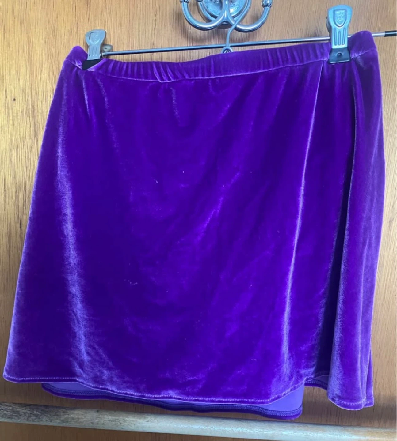 🌱  Jerry’s Figure Skating Skirt - Purple Velvet - Adult Medium