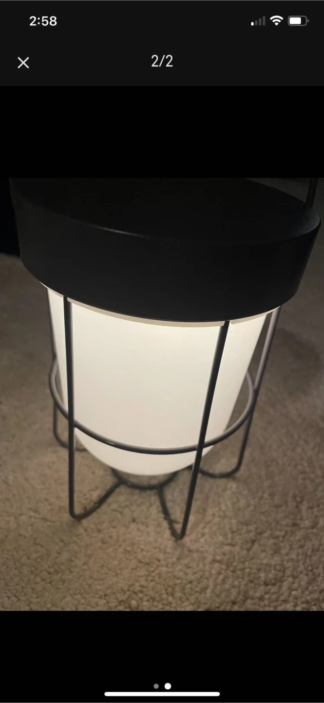 Battery Powered IKEA FADO Table Lamp - photo 2