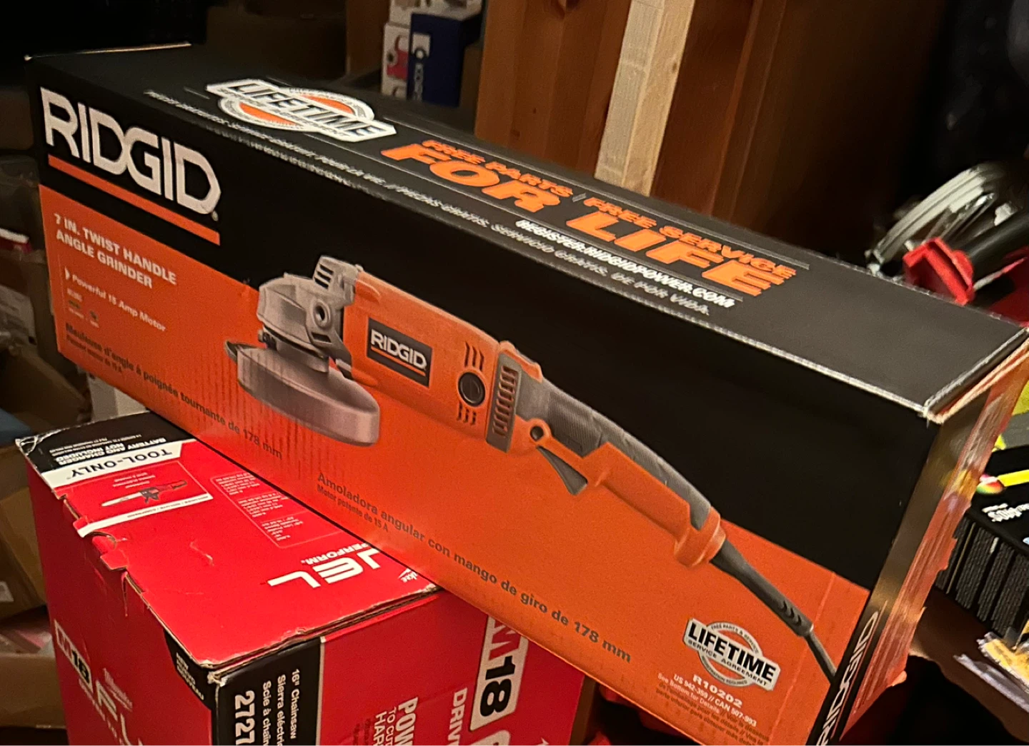 RIDGID 7-inch Twist Handle Angle Grinder - photo 4