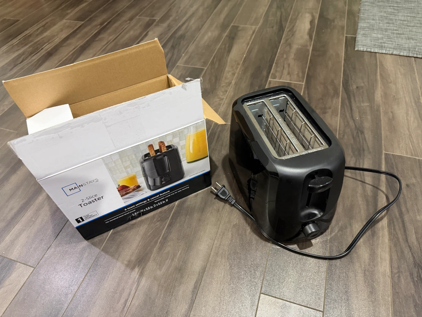 Hamilton Beach Panini Press Grill and Mainstays 2-Slice Toaster - photo 3