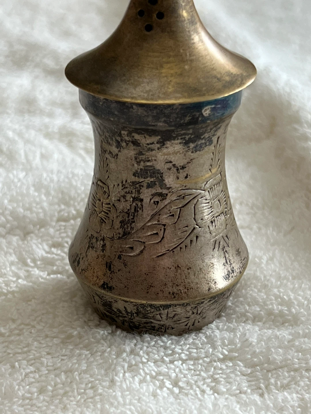 Vintage Silver Plate Salt shaker - photo 3