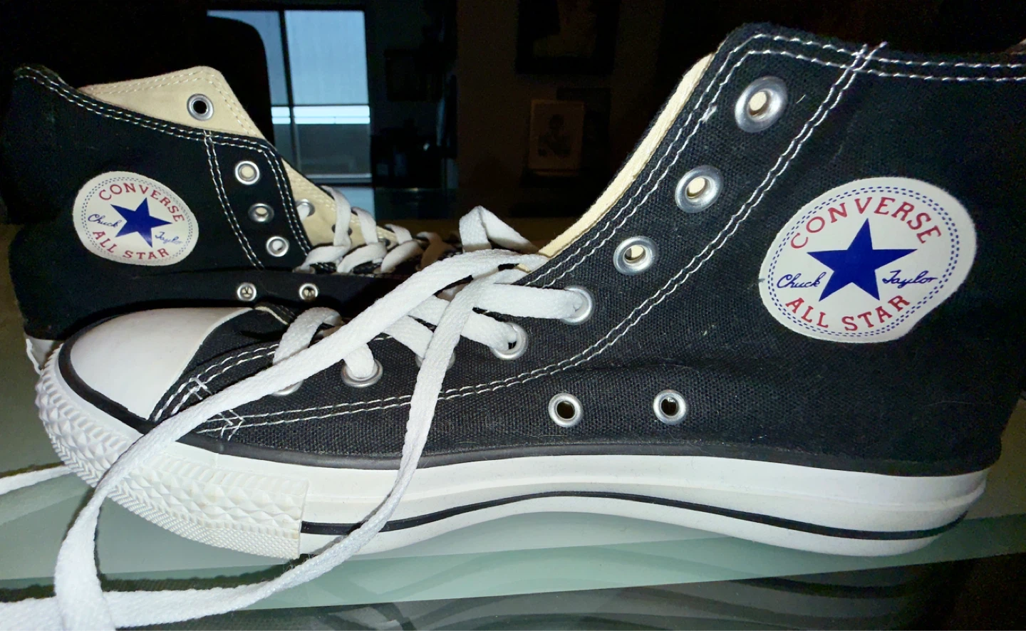 Custom Painted Converse Chuck Taylor All Star High Top Sneakers - photo 2