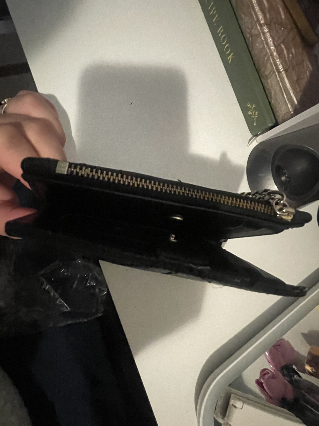 Kate Spade Black Quilted Cardholder with Keychain - photo 2