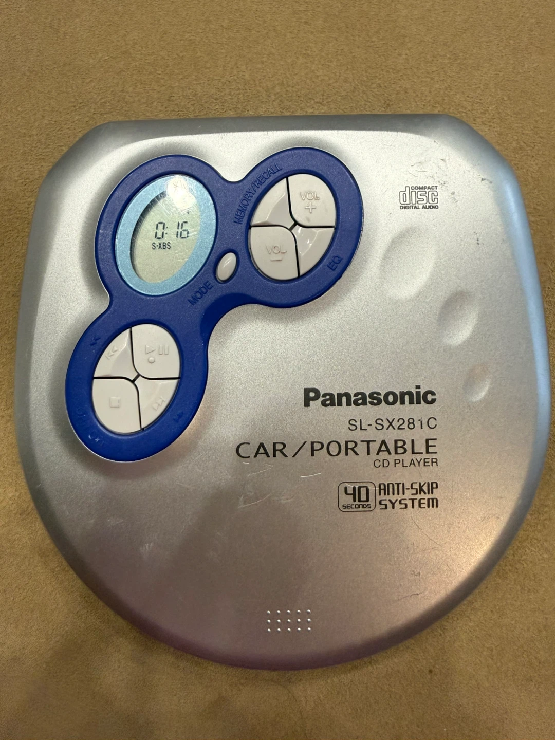 Panasonic SL-SX281C Car/Portable CD Player
