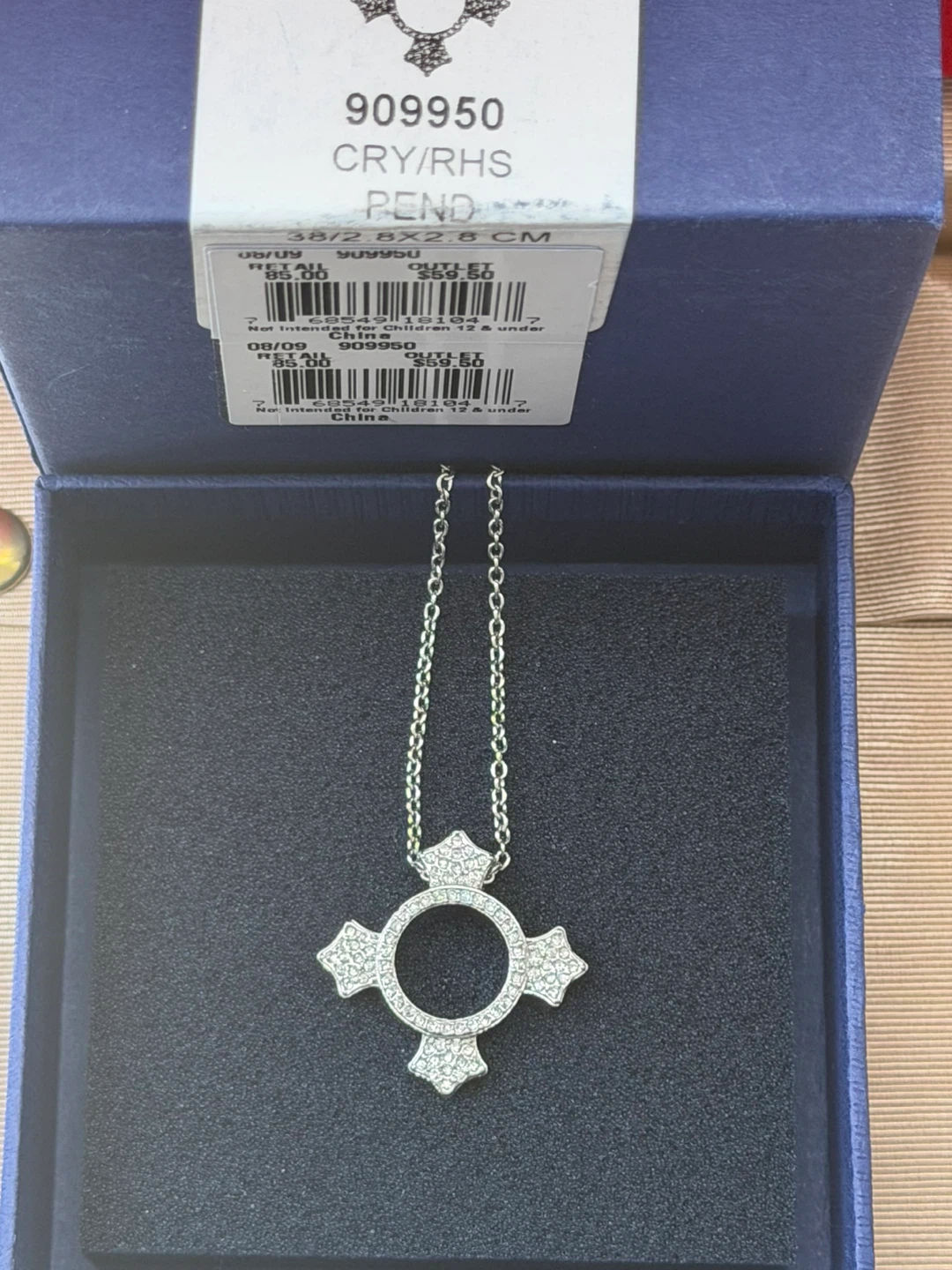 Swarovski Crystal Dune Pendant Necklace