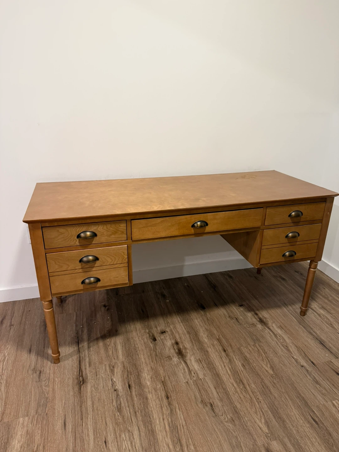 Blackford Writing Desk (Home Depot) — 5 Drawers, Solid Wood