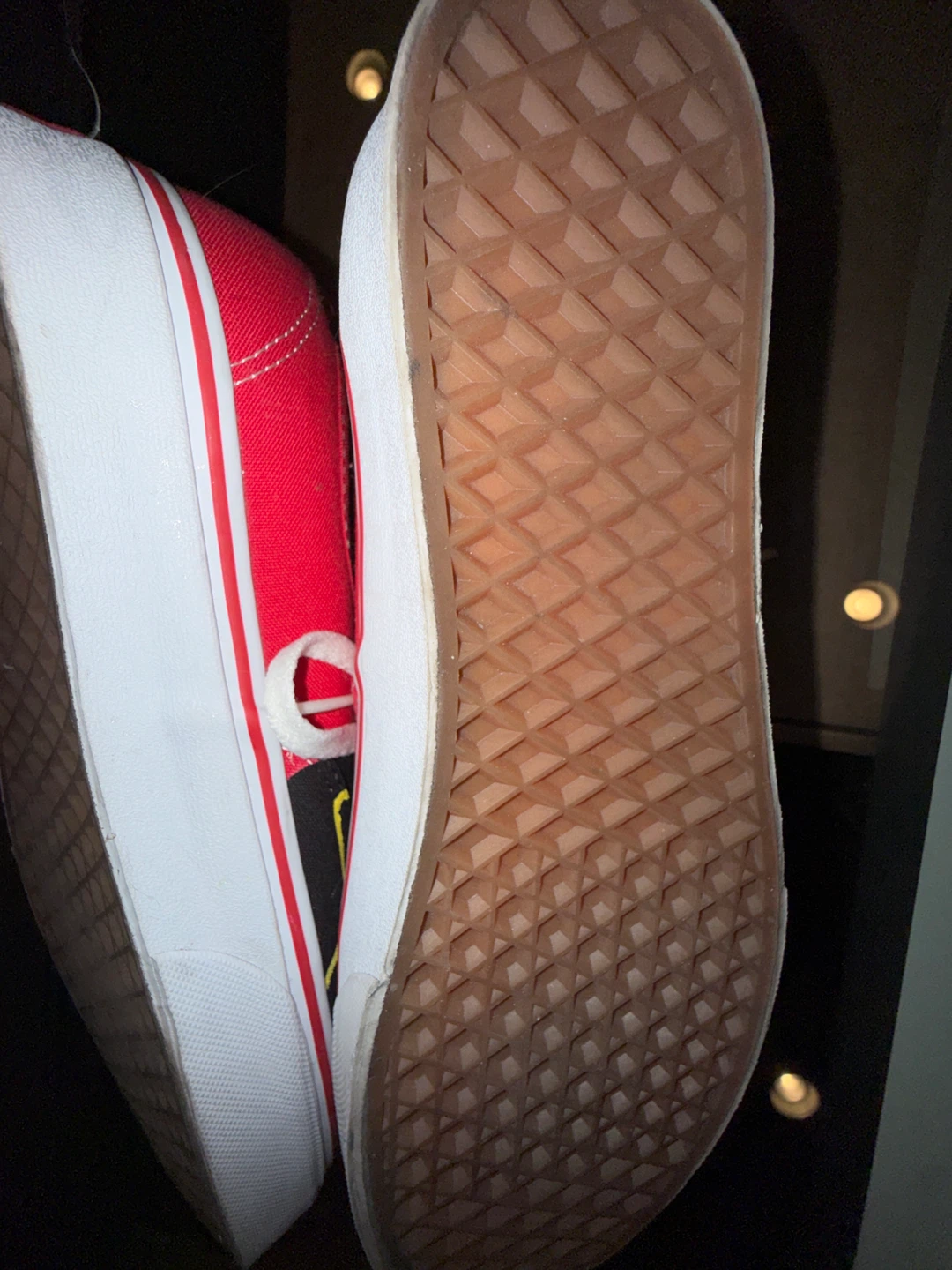 Hand Painted Vans Men's US 8.5 Chicago Blackhawks Shoes - photo 2