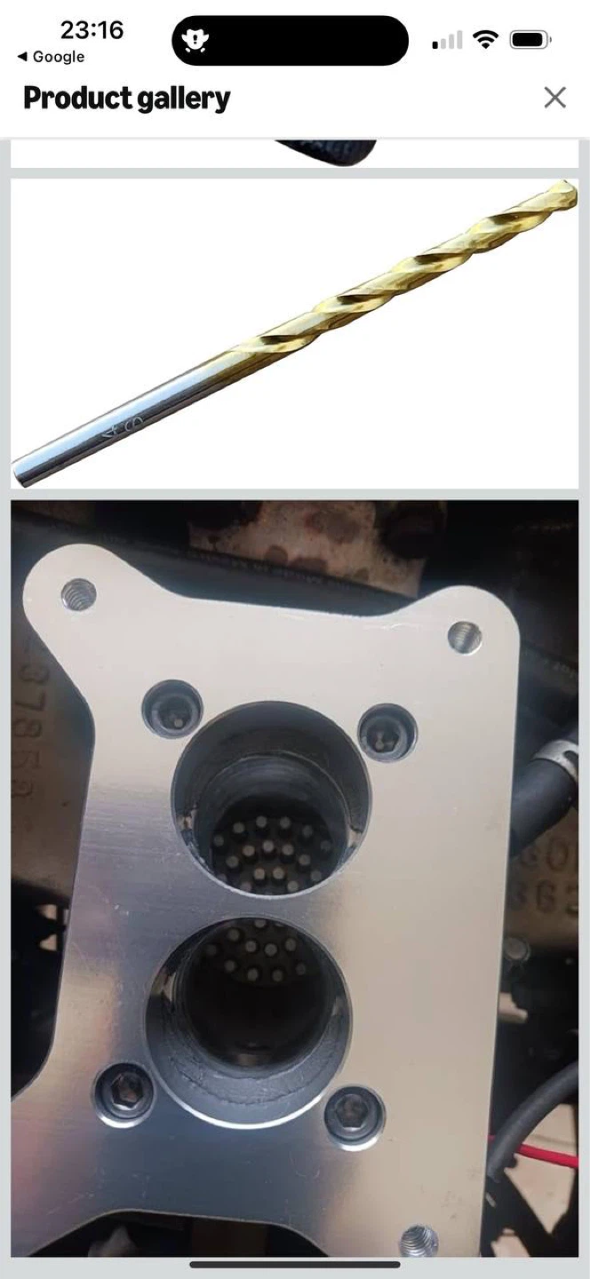 CARBURETOR ADAPTER PLATE KIT + THROTTLE LINKAGE – - photo 5