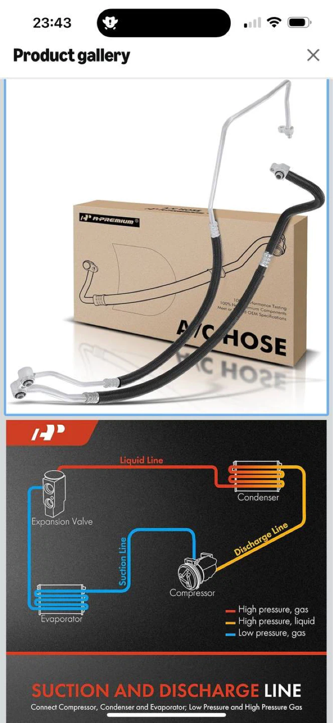 A/C SUCTION & DISCHARGE HOSE ASSEMBLY – CHEVY KODIAK / GMC - photo 4