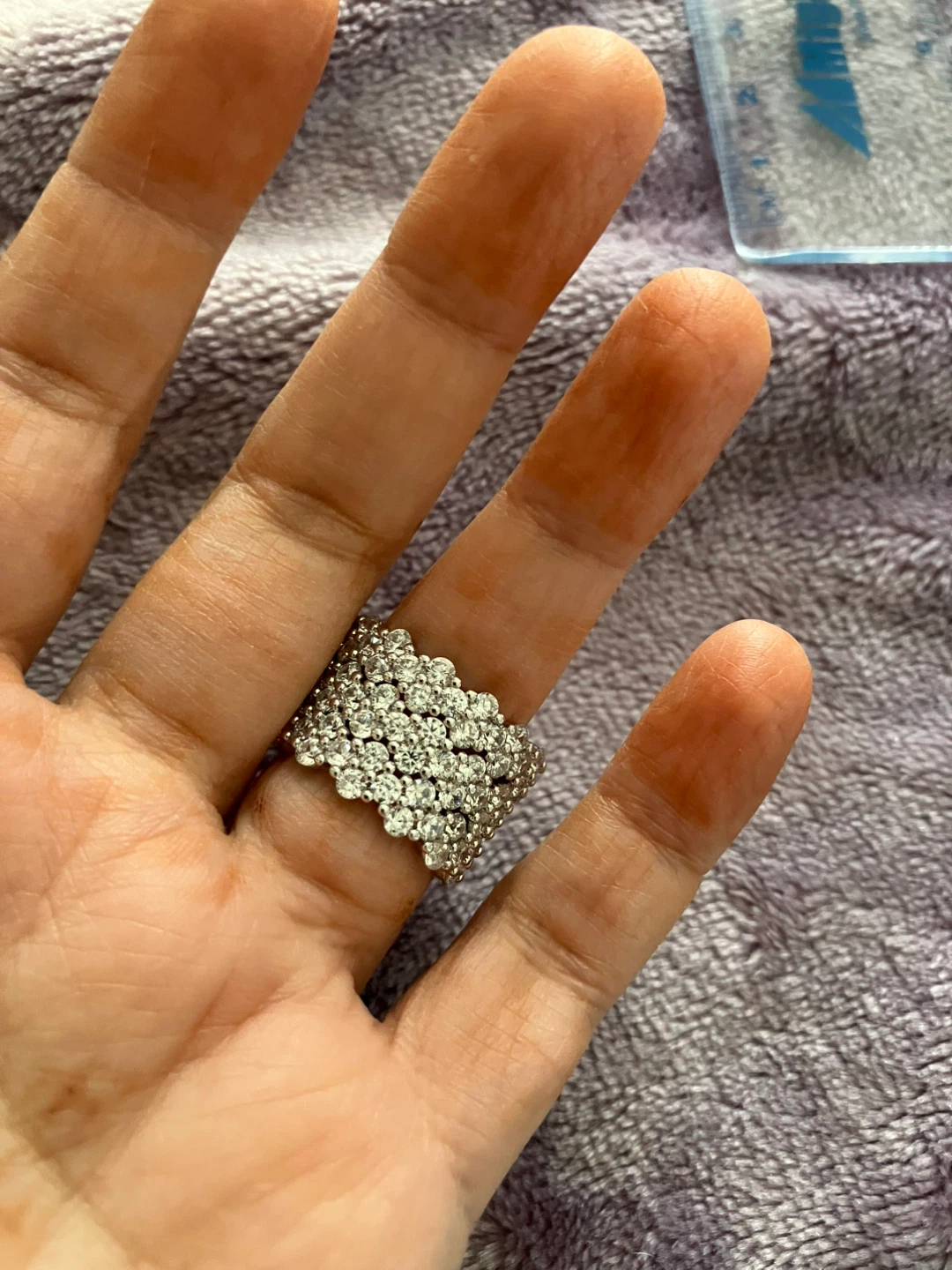 Set of 3 Sparkling Stackable S925 Rings - photo 2