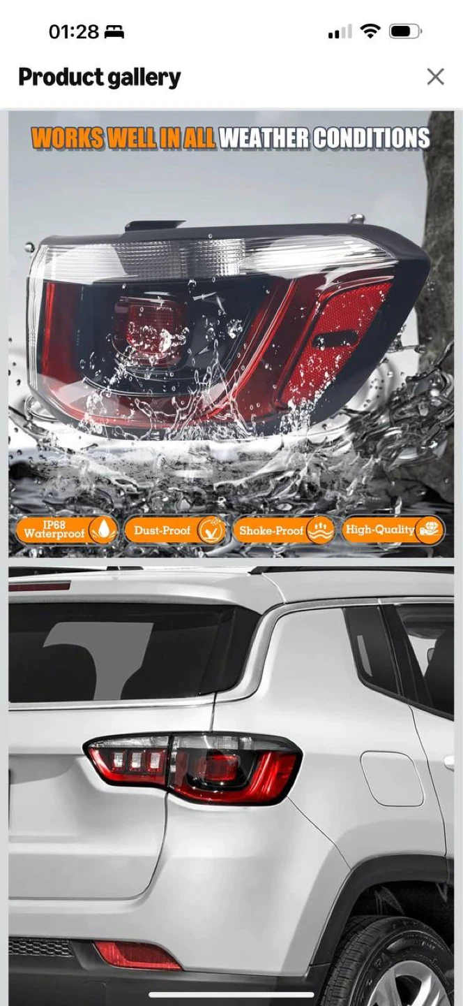 Jeep Compass 2022–2024 Tail Light RIGHT (Passenger Side) - photo 4