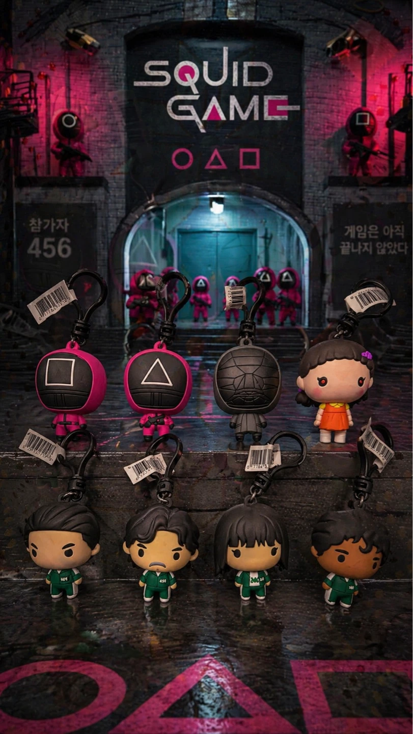 Squid Game Keychain Figures Set