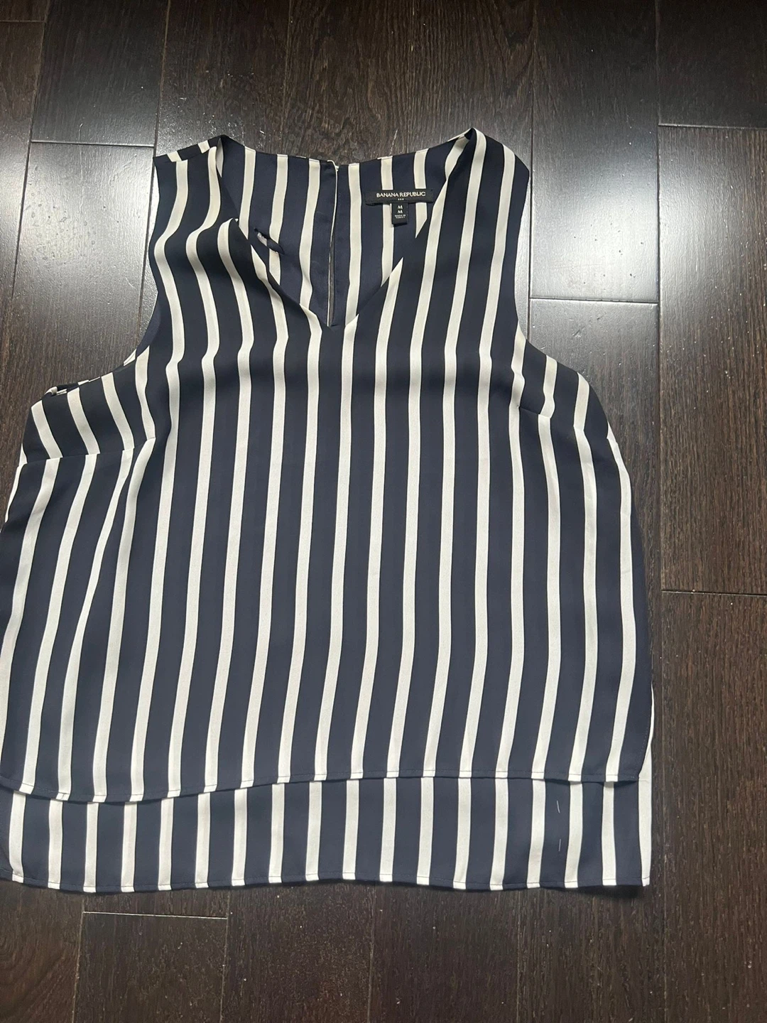 Banana Republic Striped Sleeveless Top