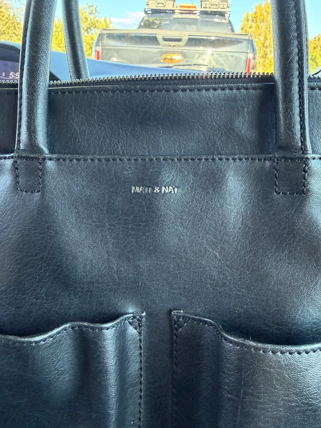 Matt & Nat Black diaper bag