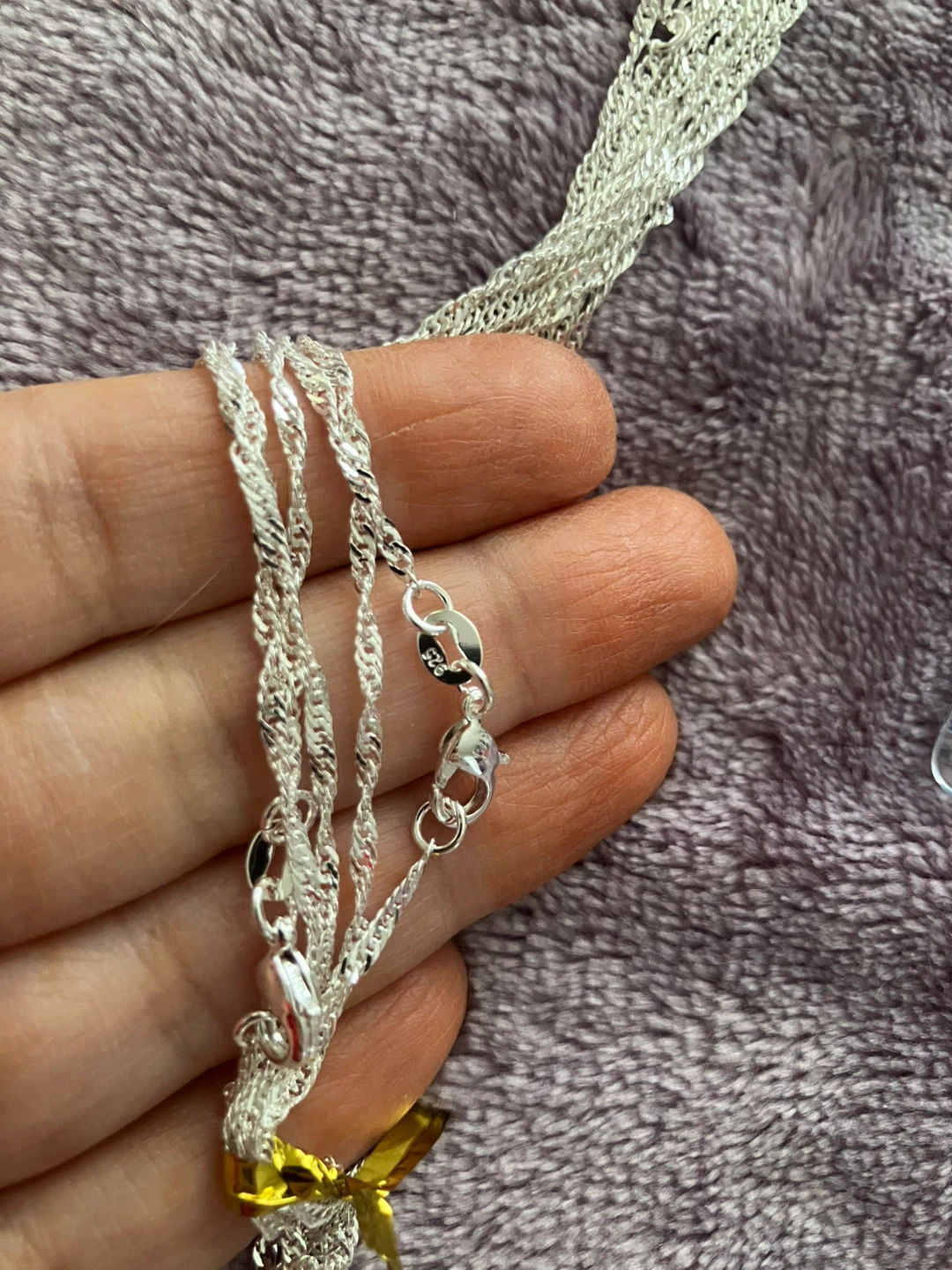 Sterling Silver Rope Chain Necklace - photo 3