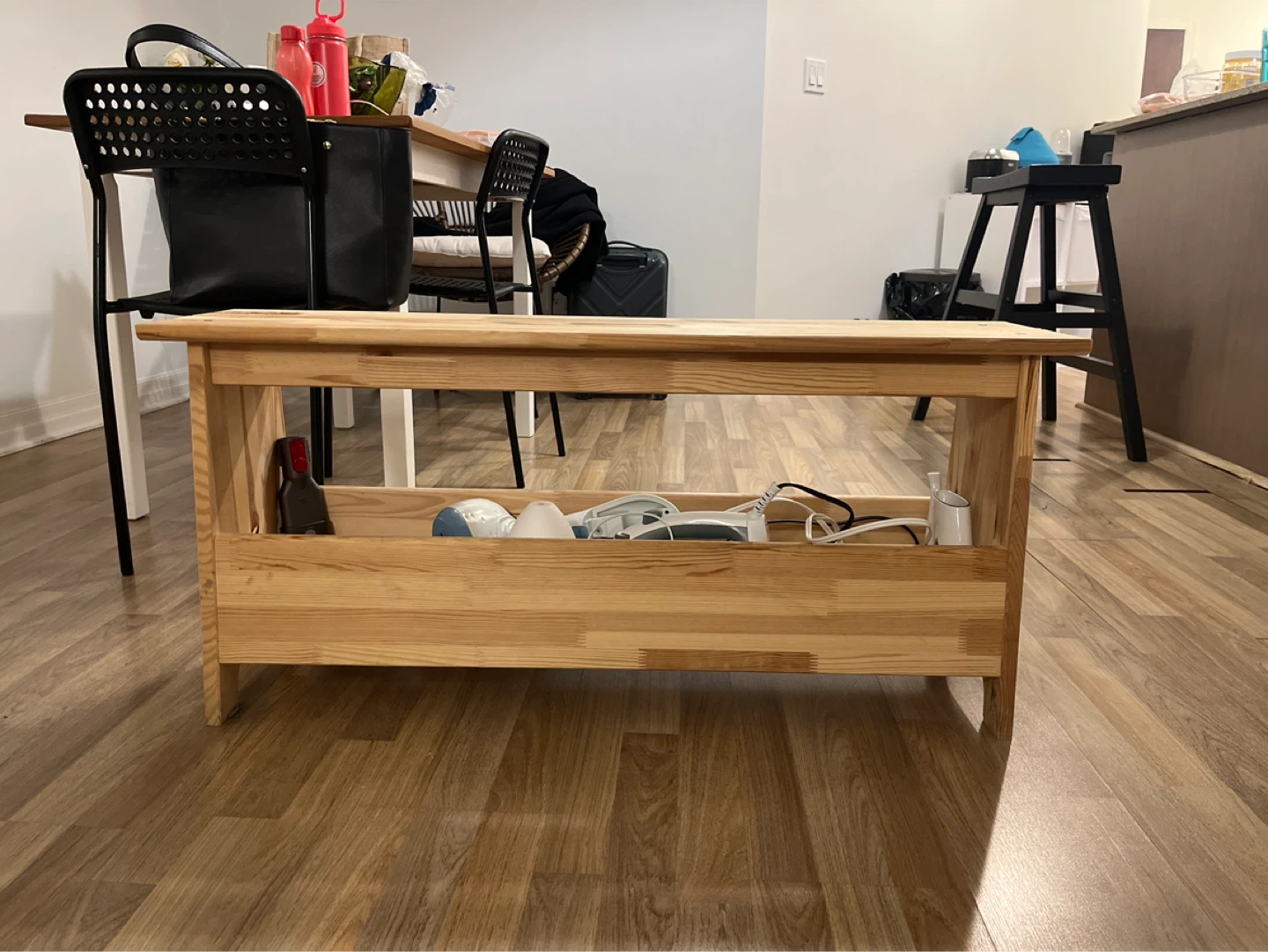 Wooden Storage Bench