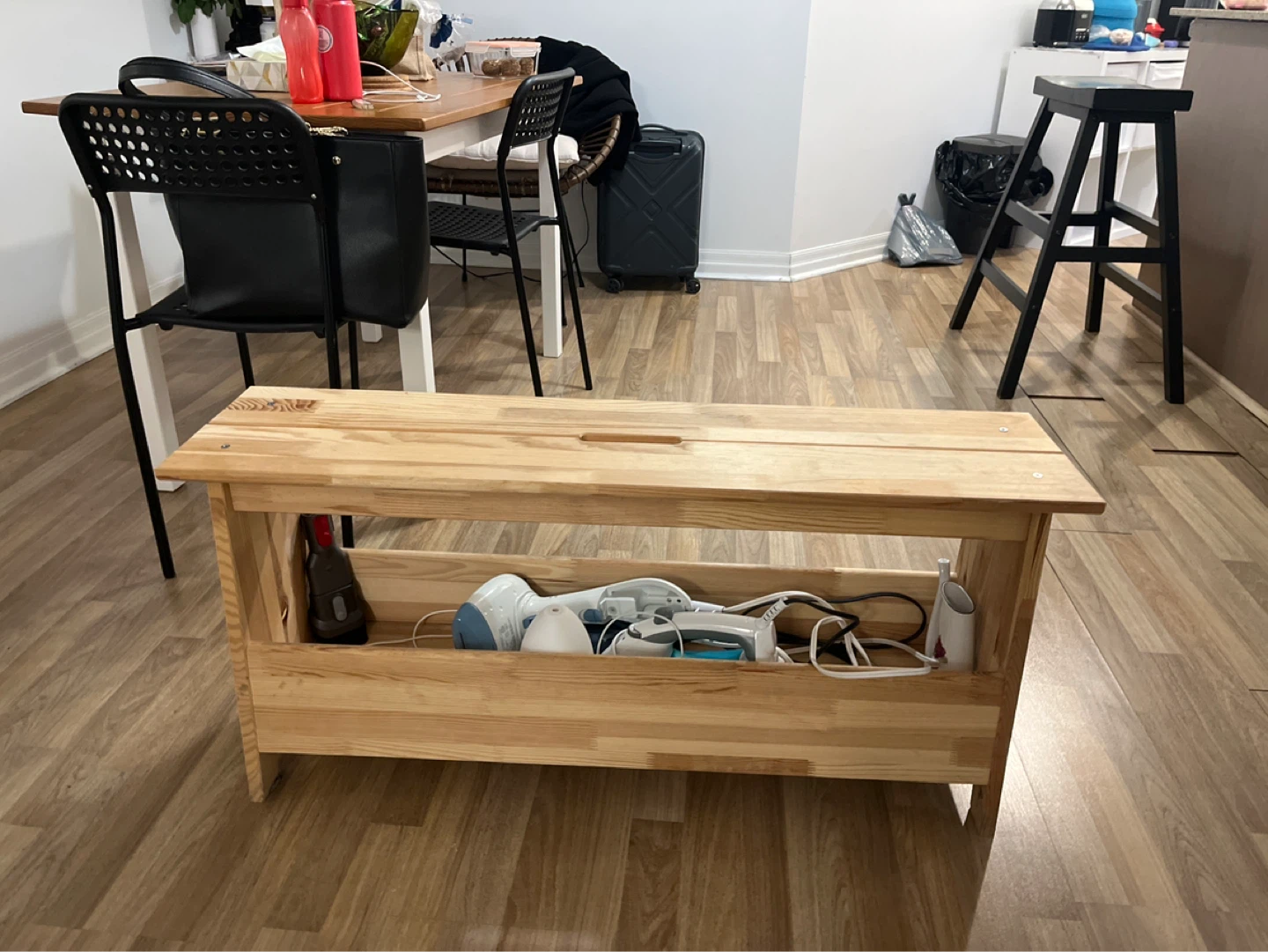 Wooden Storage Bench - photo 2