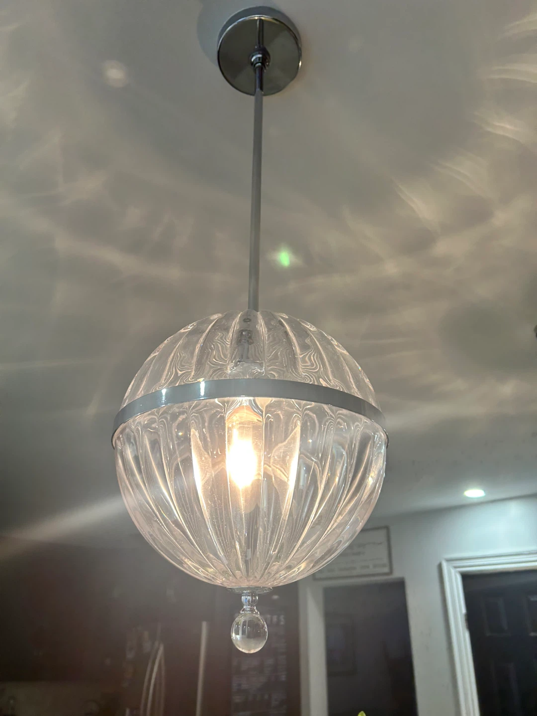 Glass Globe Pendant Lights (Set of 2) - photo 2