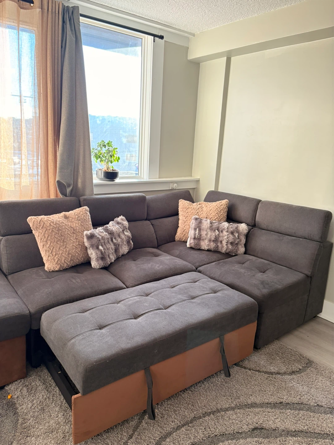 Grey Sectional Sofa - photo 4