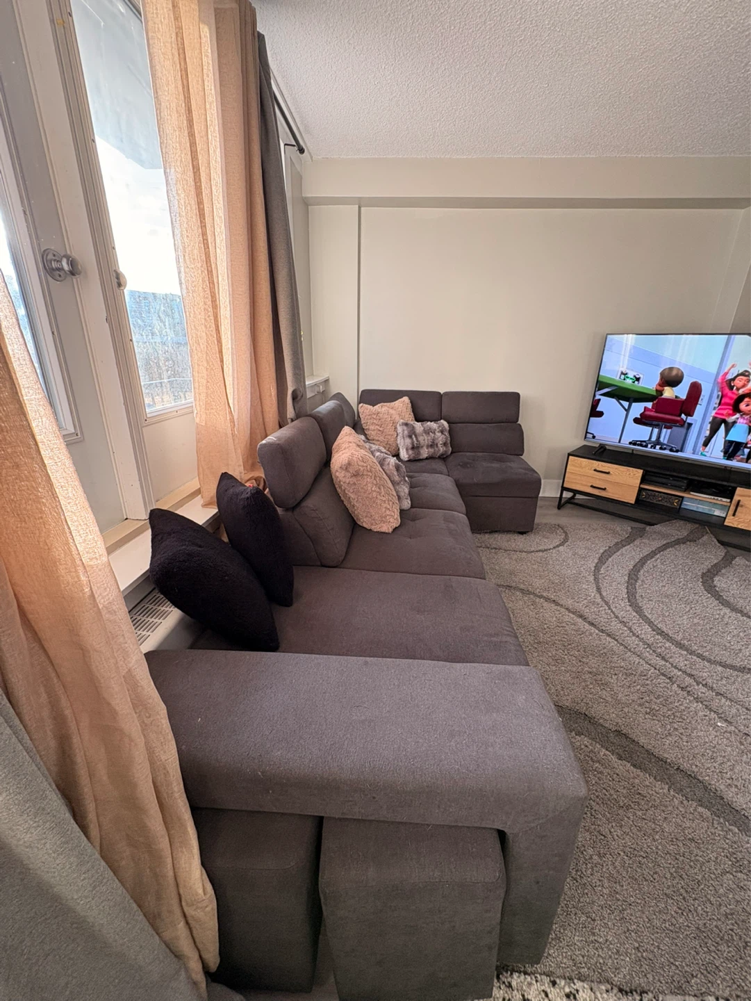 Grey Sectional Sofa - photo 5
