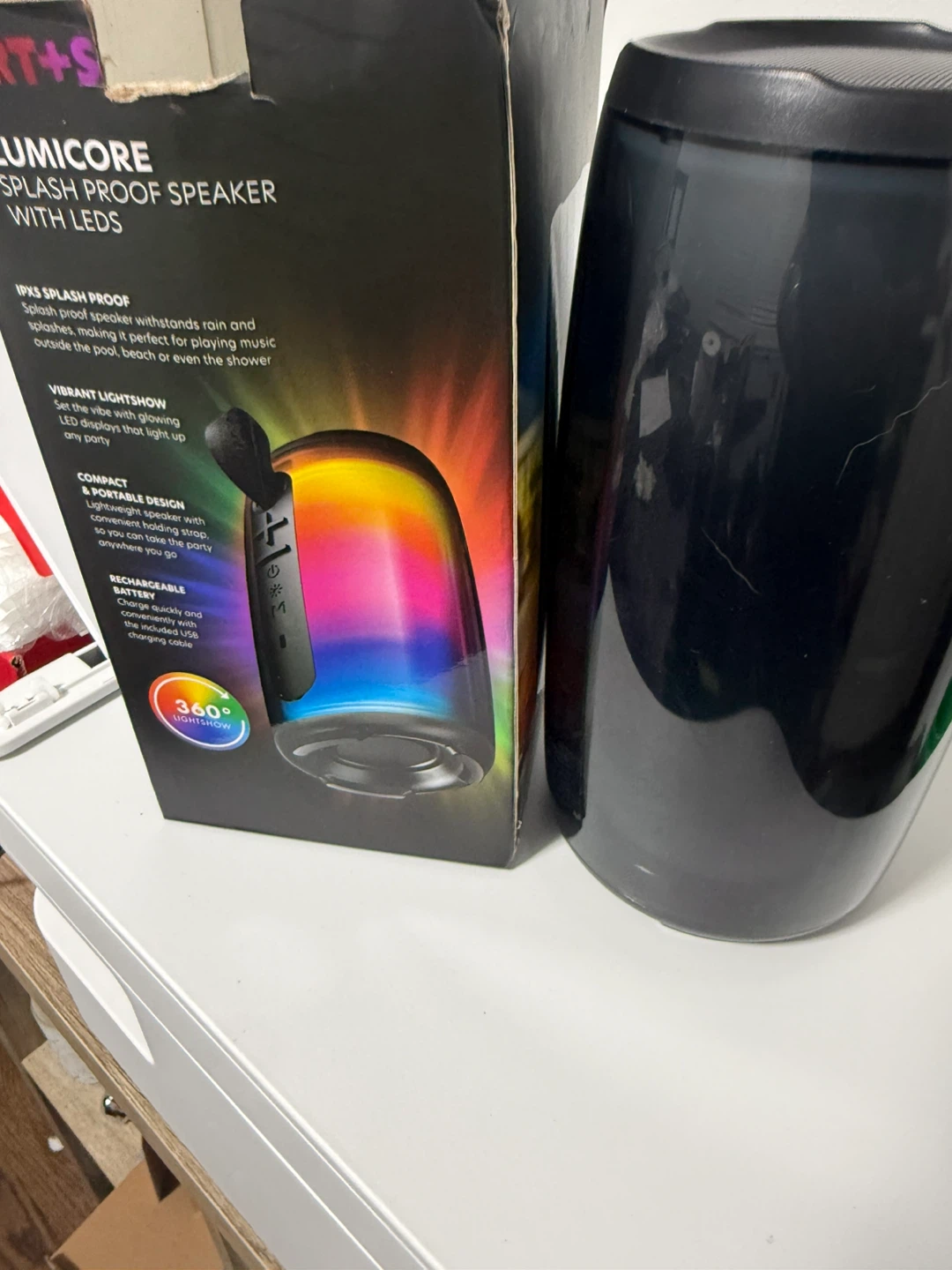 LumiCore Splash Proof Speaker with LEDs - photo 2