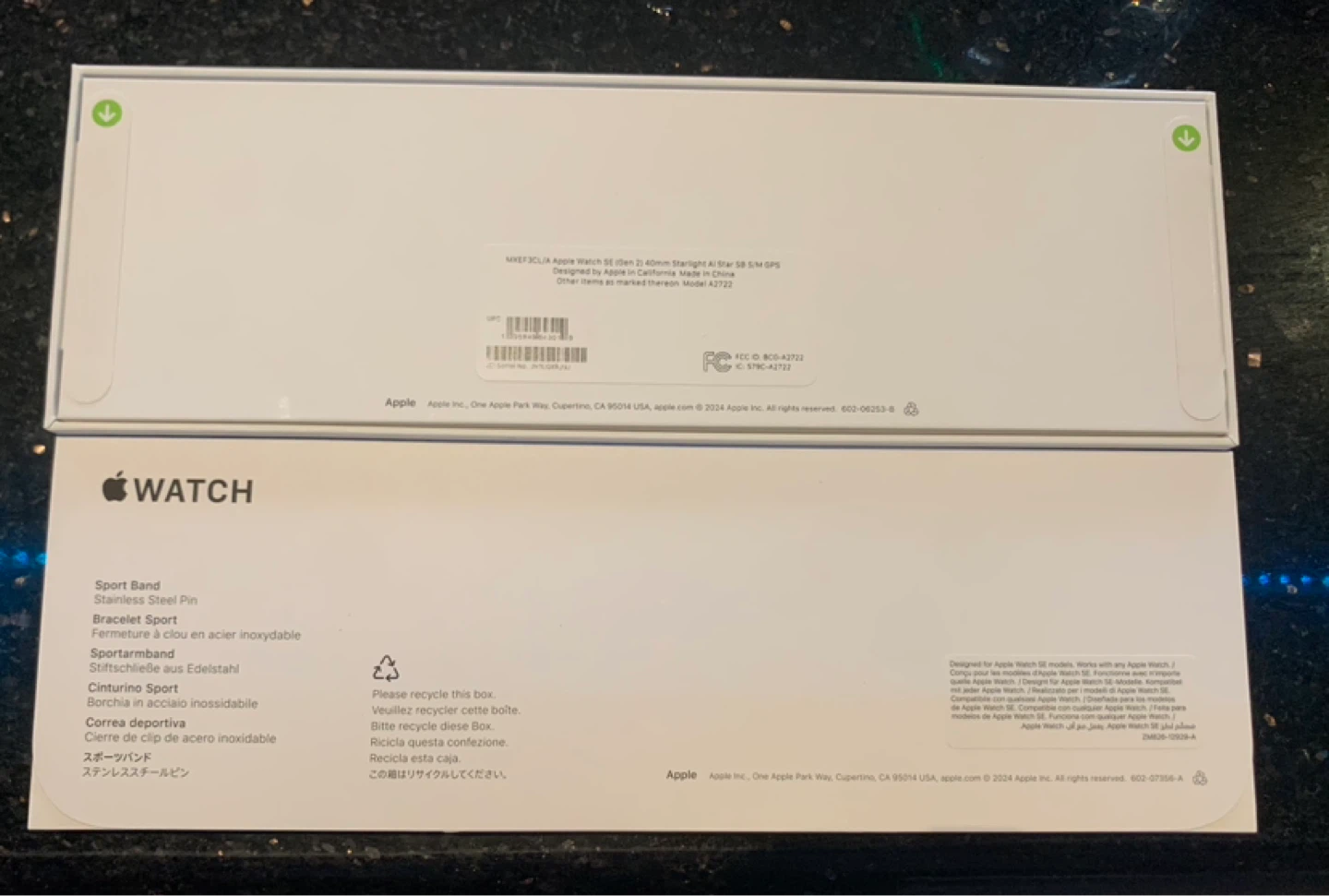 *NEW* Apple Watch SE (2nd Gen) 40mm Starlight Aluminum GPS - photo 3