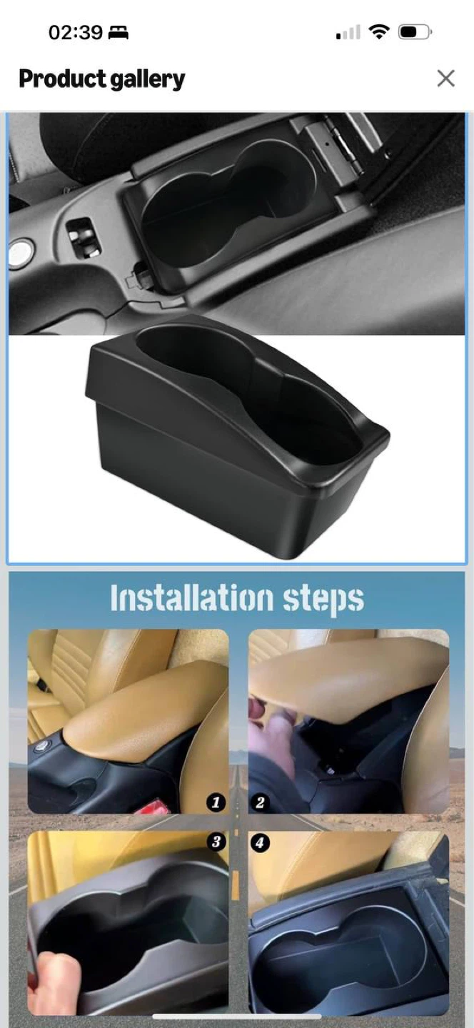 Porsche Cup Holder Insert – Center Console Organizer (Boxster / - photo 2
