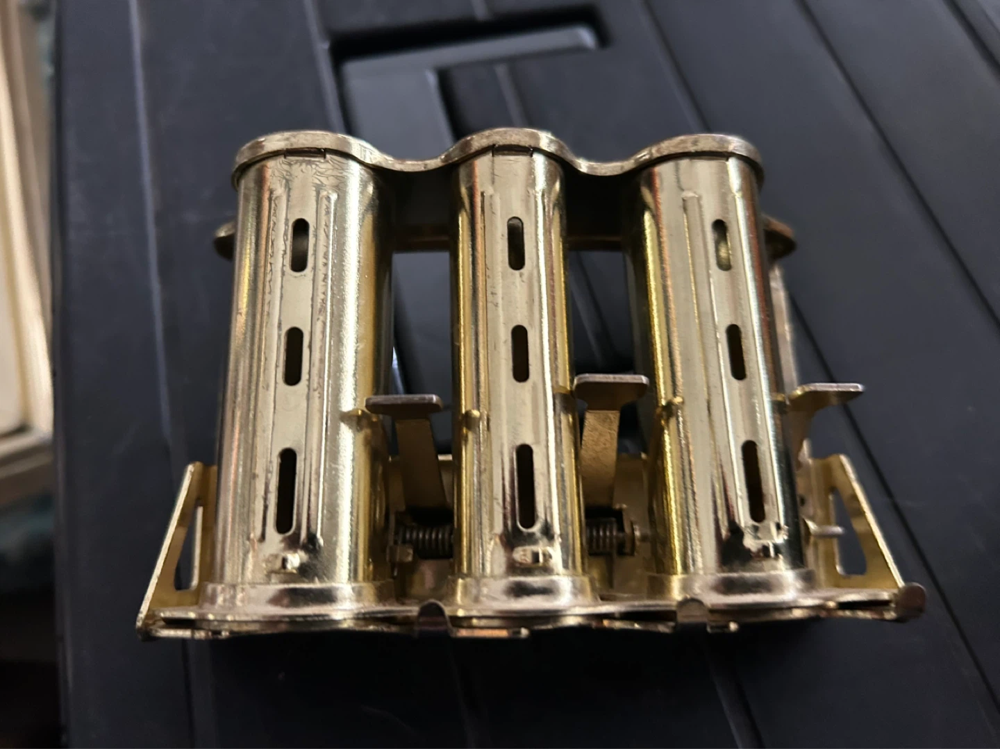Vintage Brass 3-Coin Sorter Dispenser