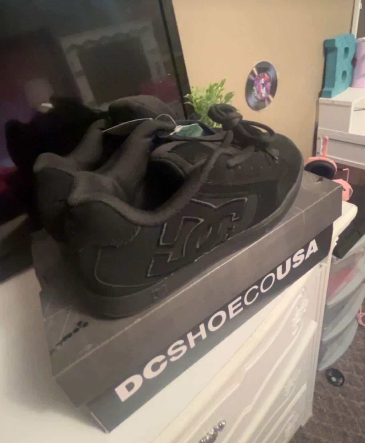 DC Shoes Black Skate Shoes