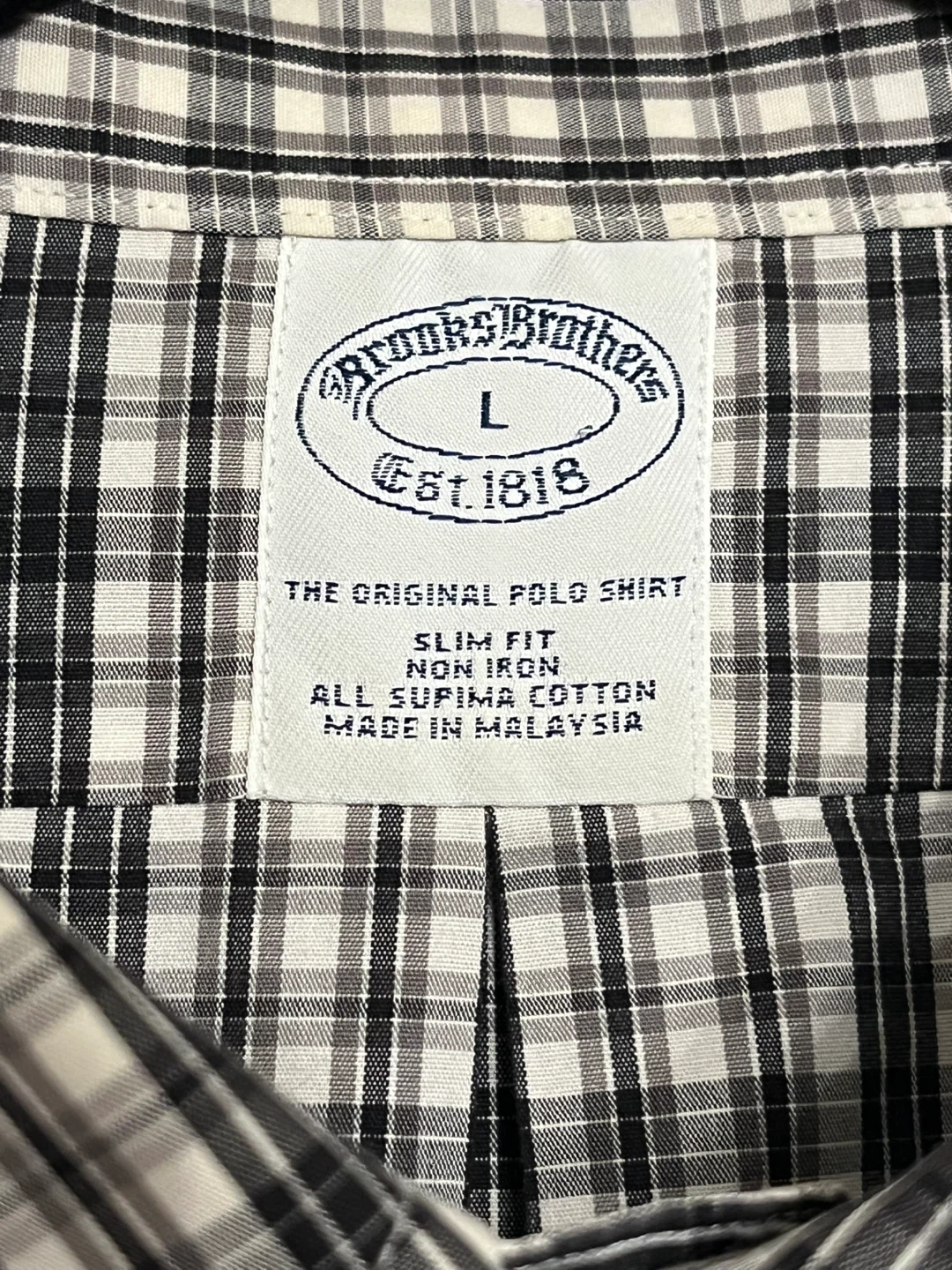 Brooks Brothers Plaid Button-Down Shirt Men’s Large - photo 3