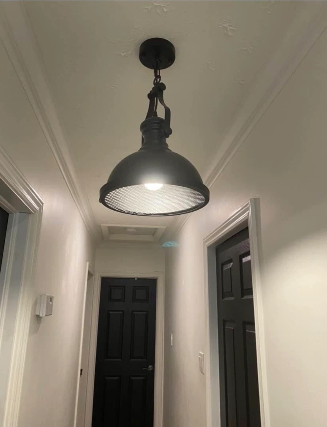 Black Industrial Pendant Light Fixture