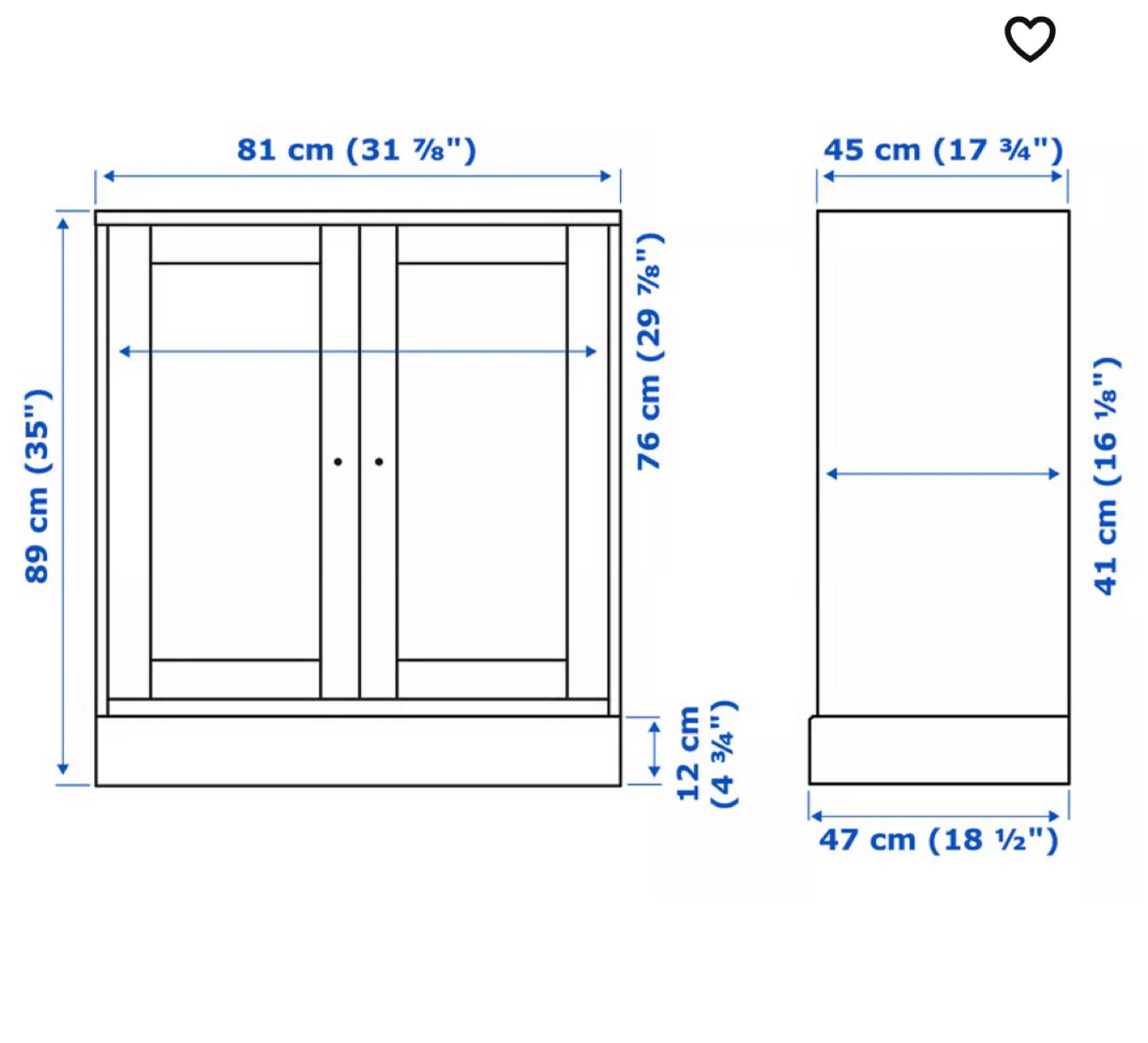 IKEA HAVSTA Cabinet with base, white - photo 2