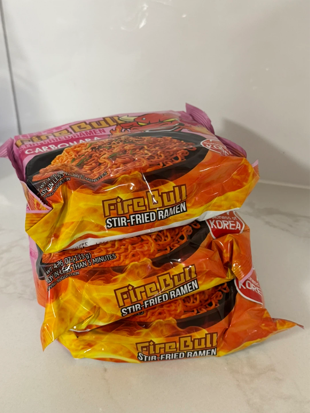 Fire Bull Stir-Fried Ramen Carbonara (3 Pack) - photo 2
