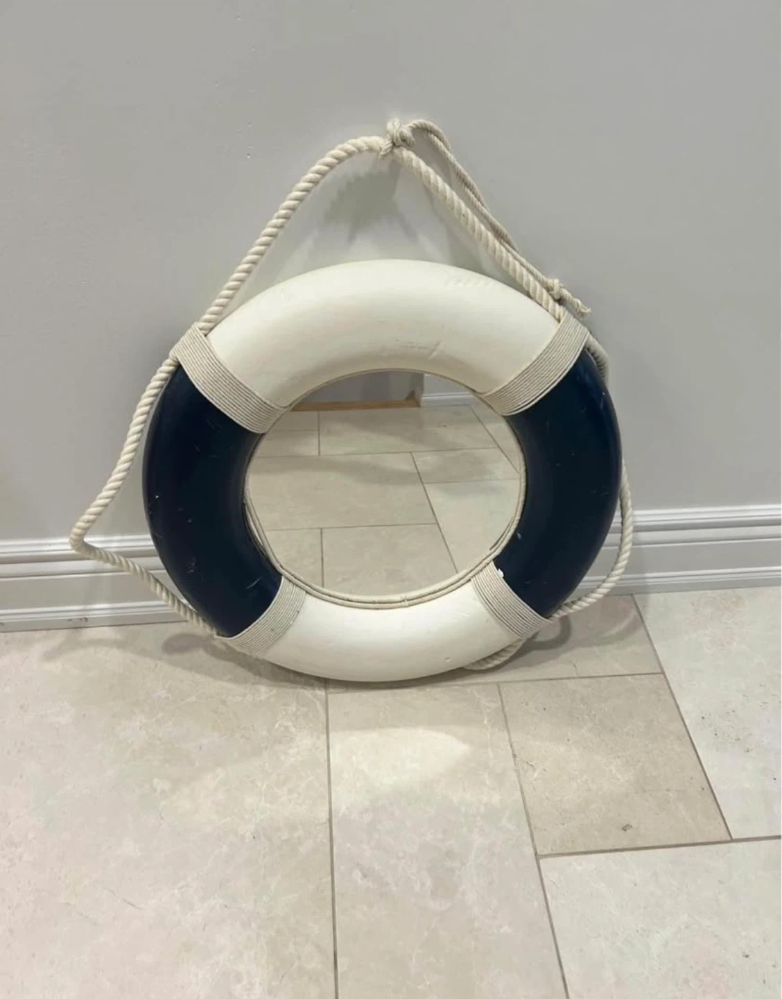 Nautical Themed Decor Set: Pillow, Mirror, and Anchor Accents - photo 5