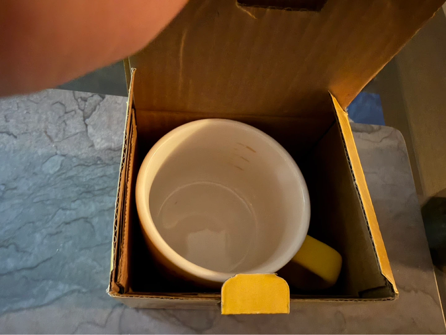 Yellow Mug with Handle - photo 2