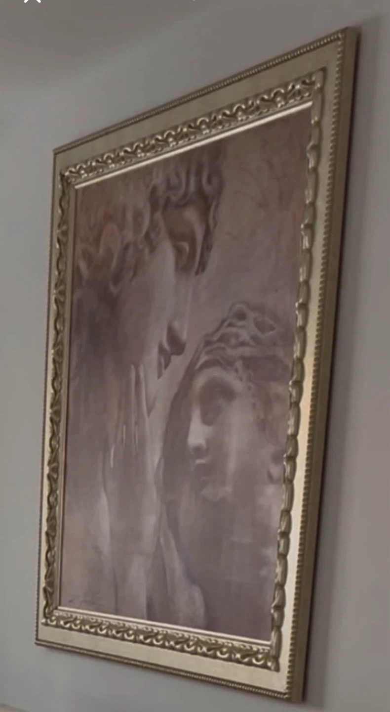 Framed Art Print of Classical Figures
