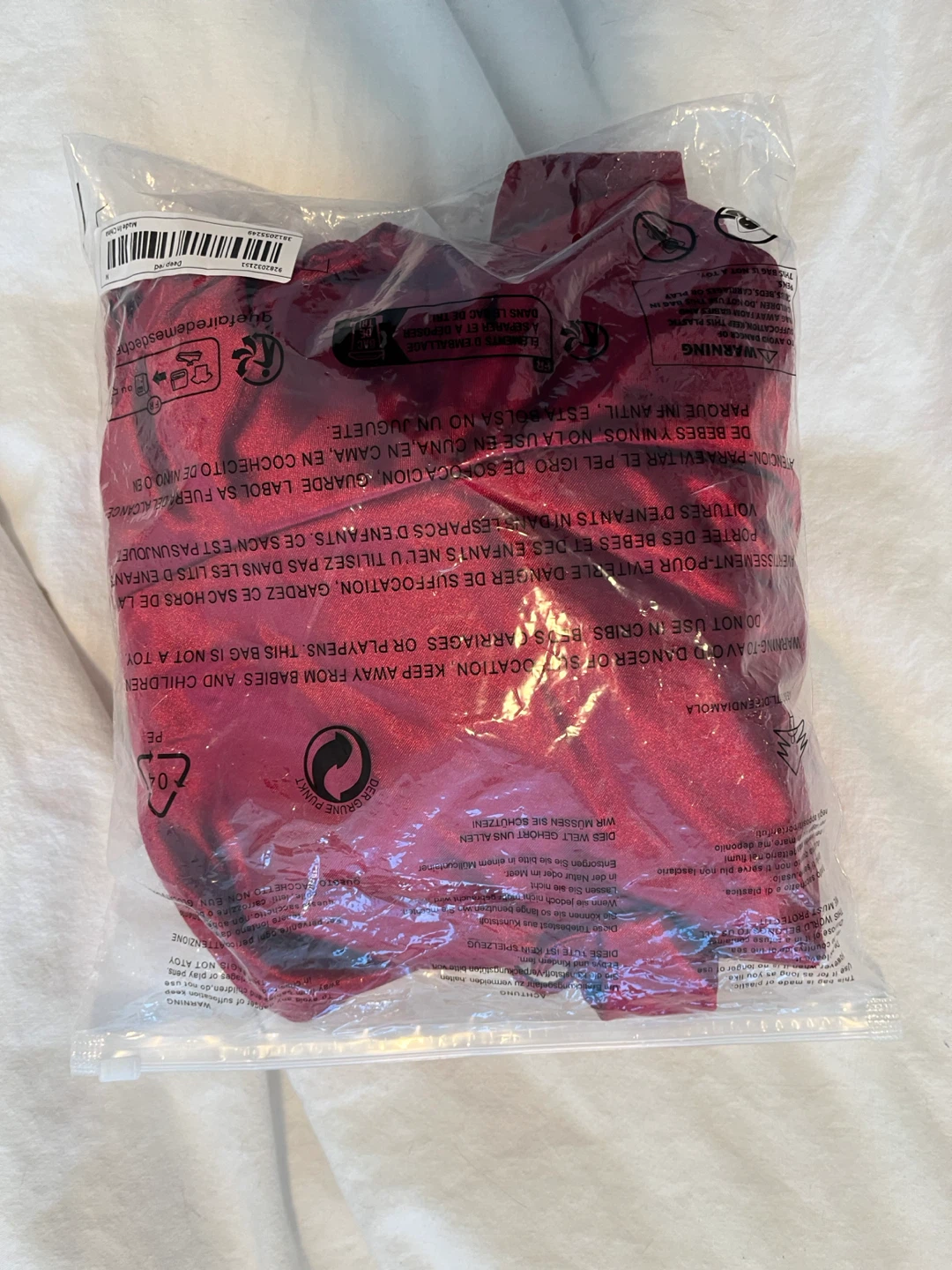 Red Strap Mini Dress - Size M - photo 4