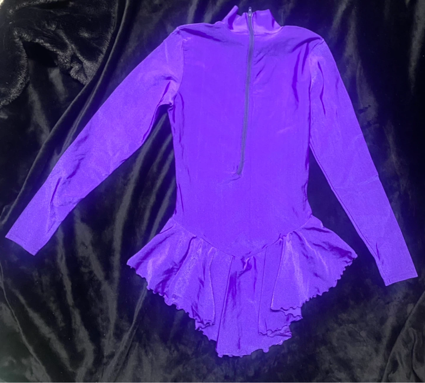 🌱  Mondor Long Sleeve Figure Skating Practice Dress - Size P/S - photo 2
