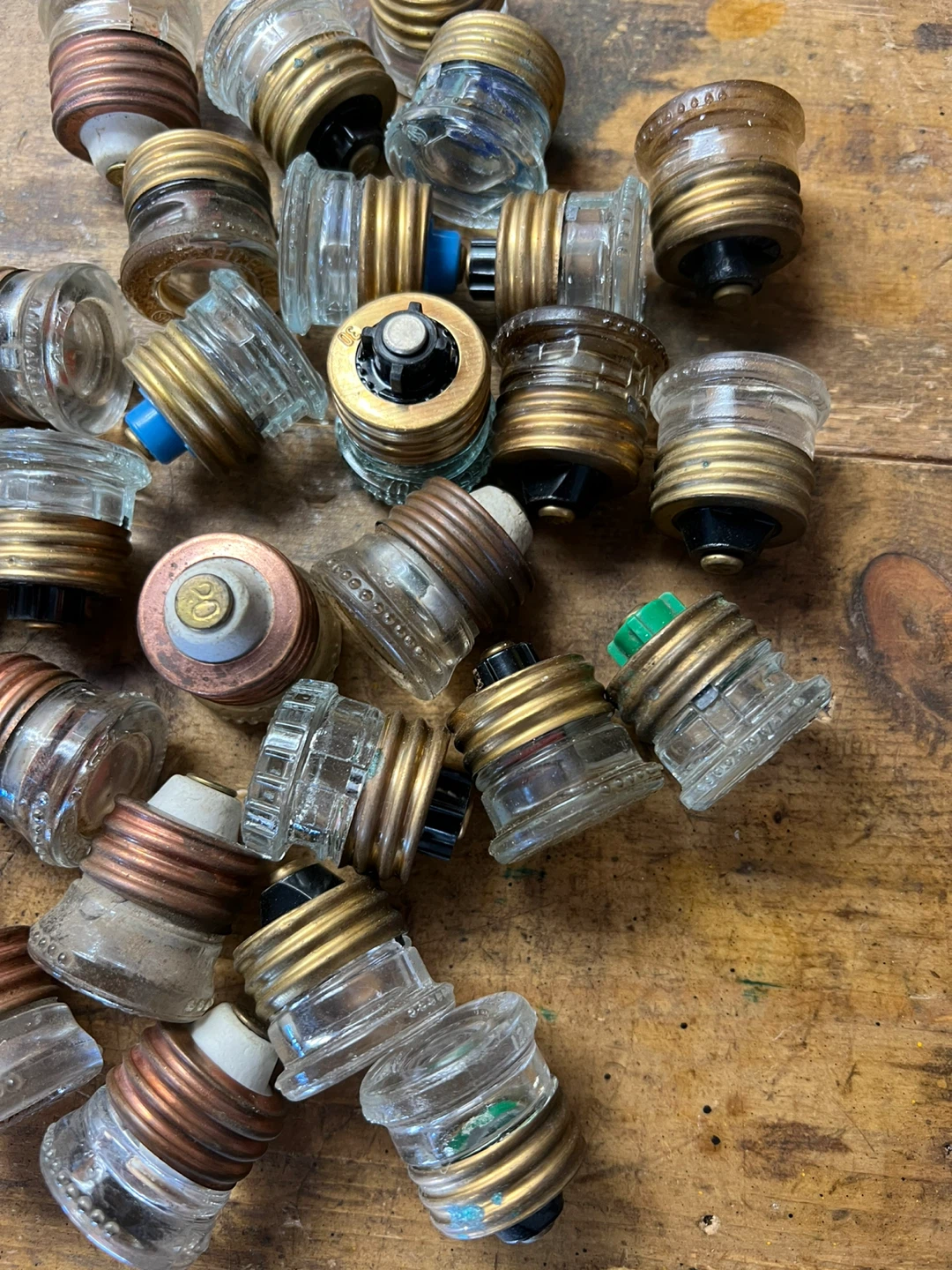 Vintage Glass Screw in Fuses - photo 2