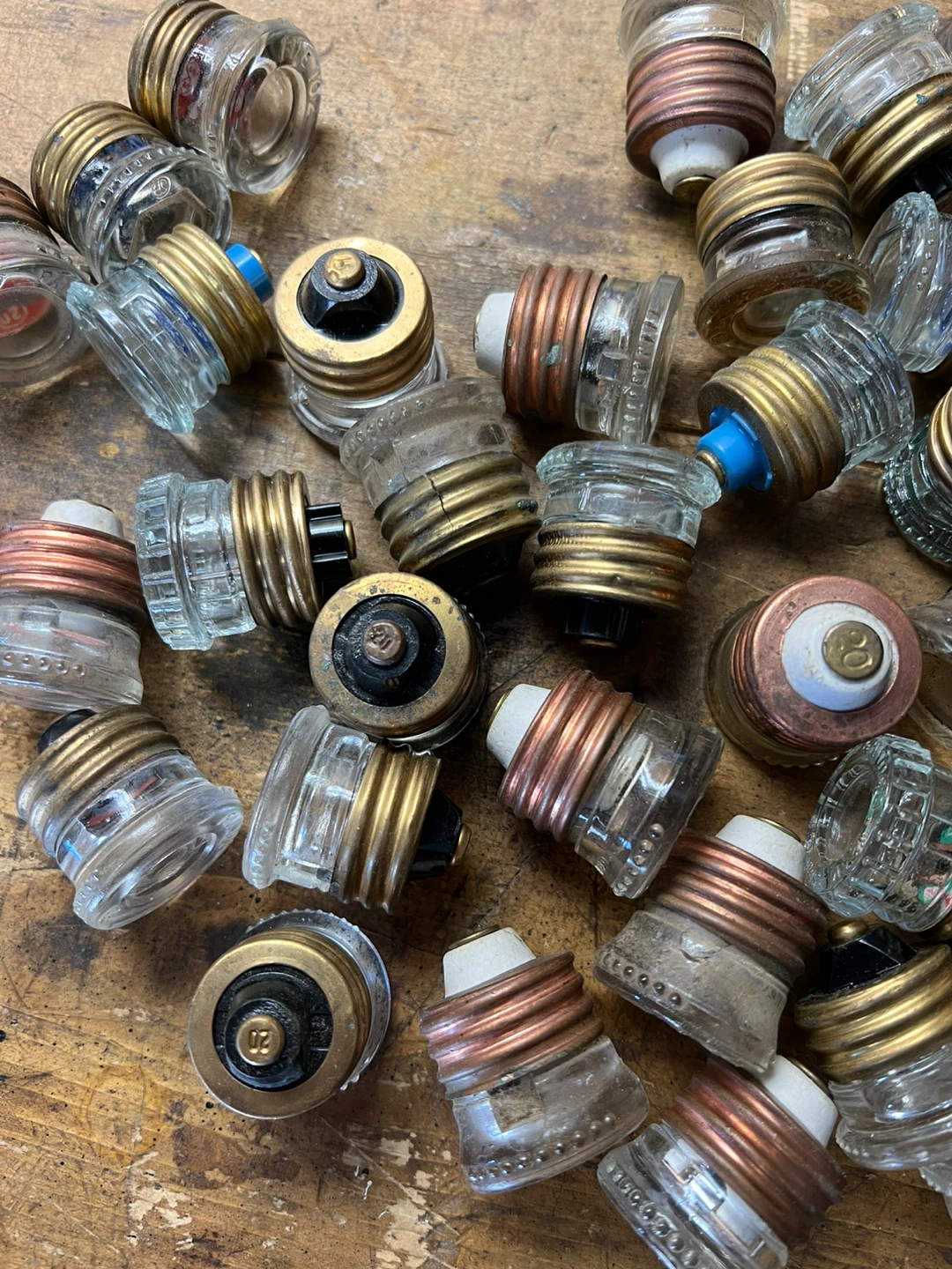 Vintage Glass Screw in Fuses - photo 3