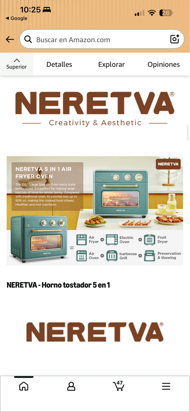 Neretva 5-in-1 Air Fryer Toaster Oven - photo 4