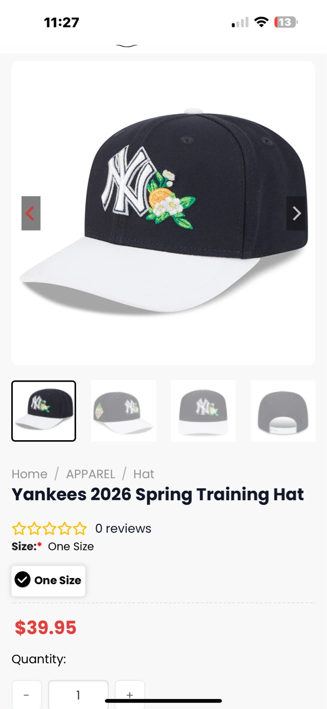 Gorra yankees 2026